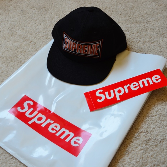 Supreme Other - Supreme Metallic Arc 6-Panel Cap Black